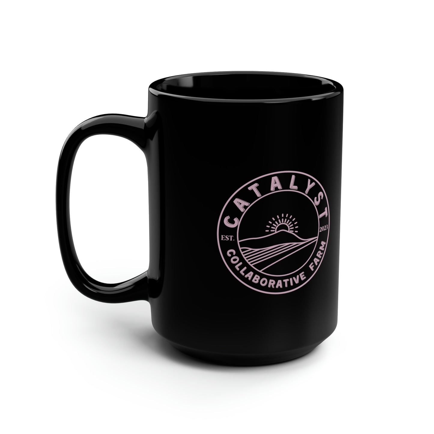 Catalyst Collaborative Farm Logo Mug, 15oz Black or White