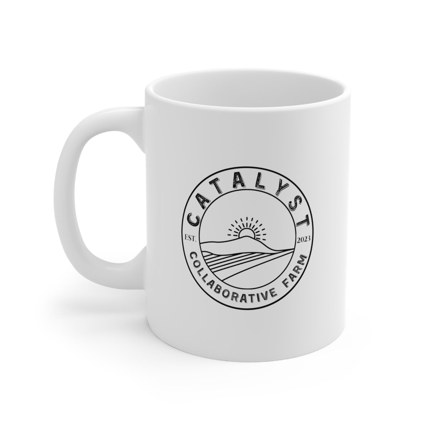 Catalyst Collaborative Farm Logo Mug, 11oz Black or White