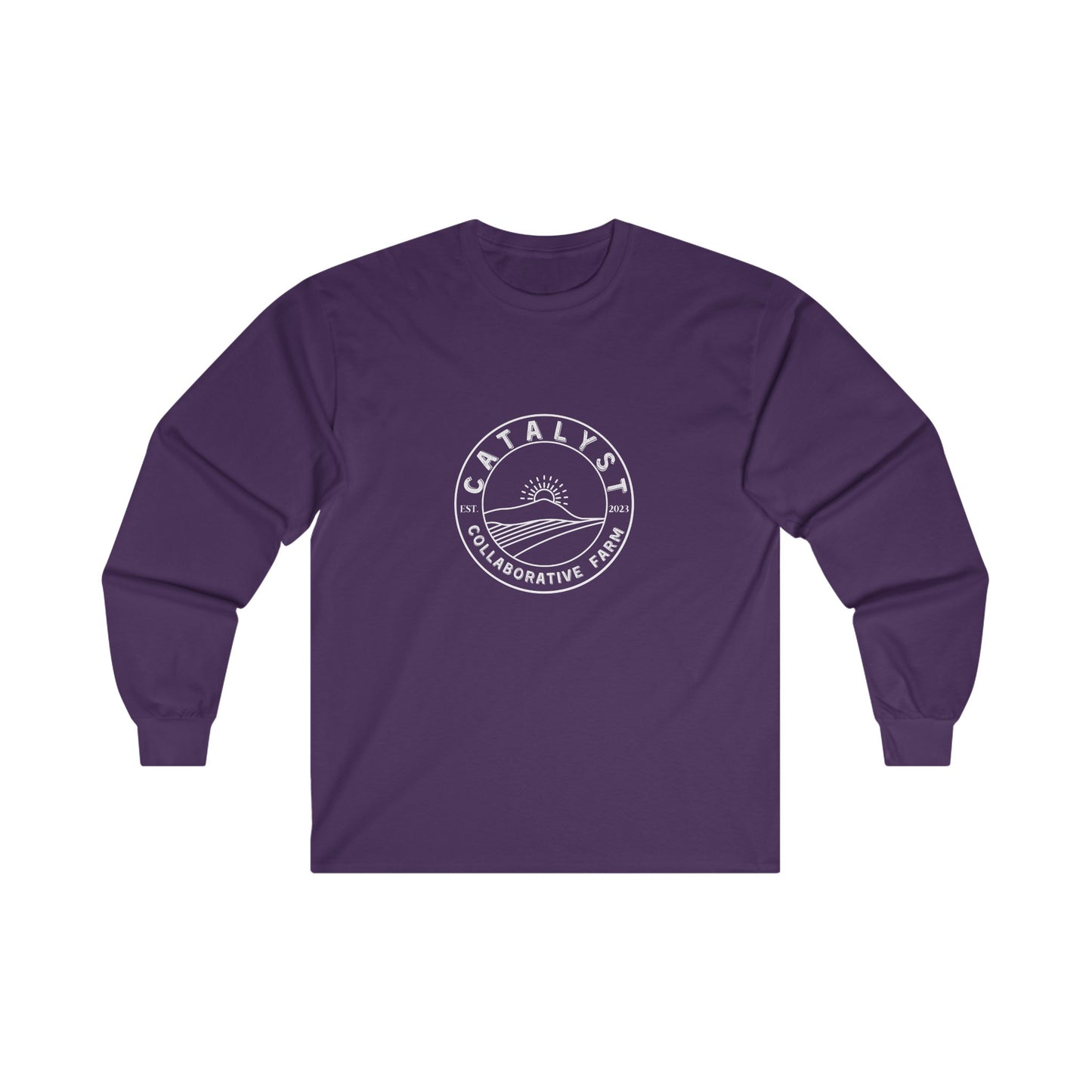 Long Sleeve Logo Tee, Lilac Fest