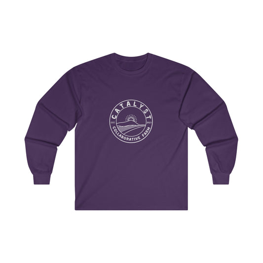 Long Sleeve Logo Tee, Lilac Fest